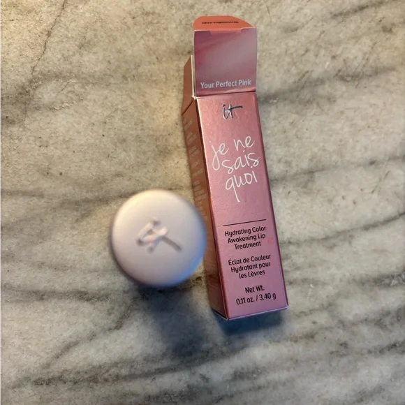 NWT it Cosmetics Je ne sais quoi lip treatment your perfect pink lip balm - Picture 8 of 9